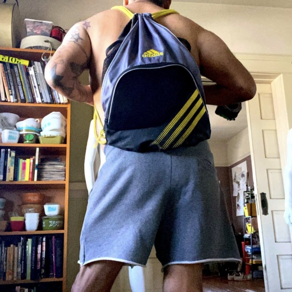 ADIDAS drawstring backpack